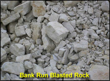 Bank Run Blasted Rock